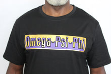 Load image into Gallery viewer, Tee Shirt - Purple and Gold Embossed